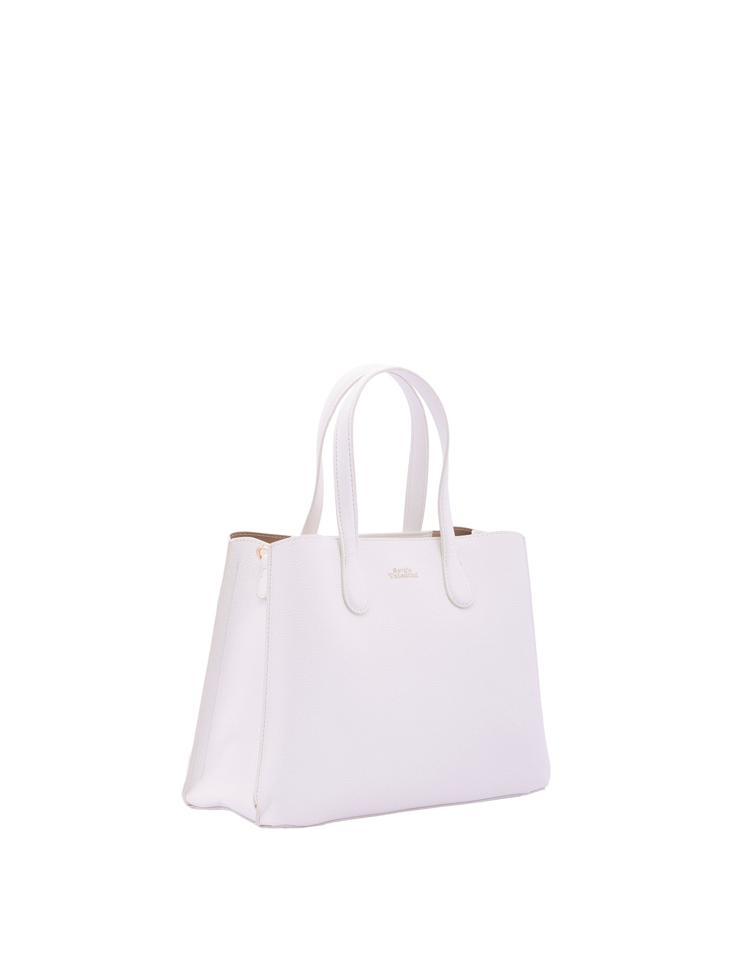 Borsa a mano da donna Ecopelle 7178-WHITE Sergio Valentini
