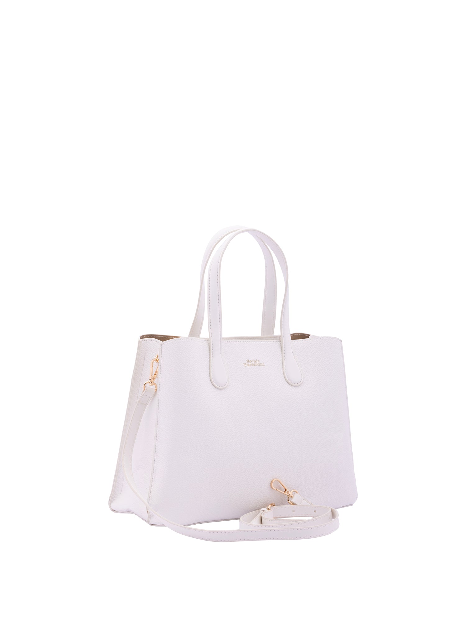 Borsa a mano da donna Ecopelle 7178-WHITE Sergio Valentini