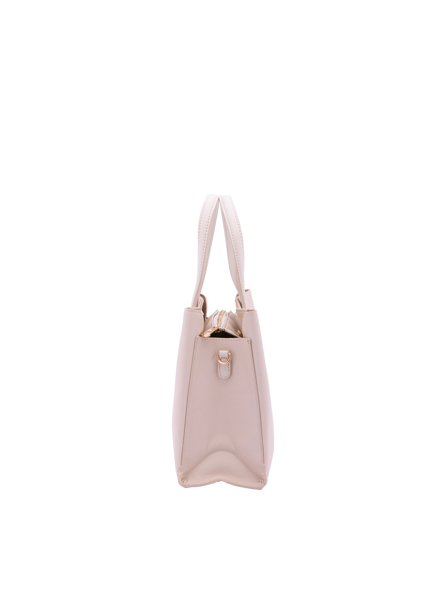 Borsa a mano da donna Ecopelle e zip 7179-BEIGE Sergio Valentini