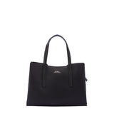 Borsa a mano da donna Ecopelle e zip 7179-BLACK Sergio Valentini