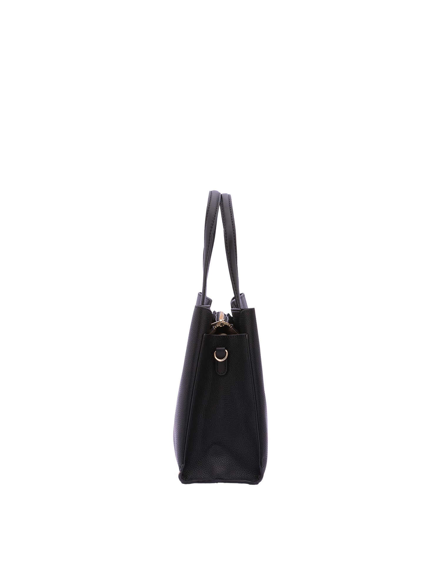 Borsa a mano da donna Ecopelle e zip 7179-BLACK Sergio Valentini