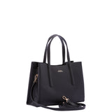 Borsa a mano da donna Ecopelle e zip 7179-BLACK Sergio Valentini