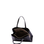 Borsa a mano da donna Ecopelle e zip 7179-BLACK Sergio Valentini