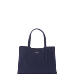 Borsa a mano da donna Ecopelle e zip 7179-DARK BLUE Sergio Valentini