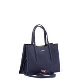 Borsa a mano da donna Ecopelle e zip 7179-DARK BLUE Sergio Valentini