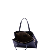 Borsa a mano da donna Ecopelle e zip 7179-DARK BLUE Sergio Valentini