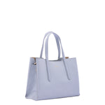 Borsa a mano da donna Ecopelle e zip 7179-LIGHT BLUE Sergio Valentini