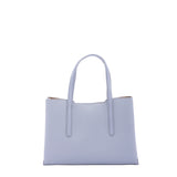 Borsa a mano da donna Ecopelle e zip 7179-LIGHT BLUE Sergio Valentini