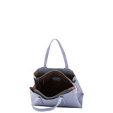 Borsa a mano da donna Ecopelle e zip 7179-LIGHT BLUE Sergio Valentini