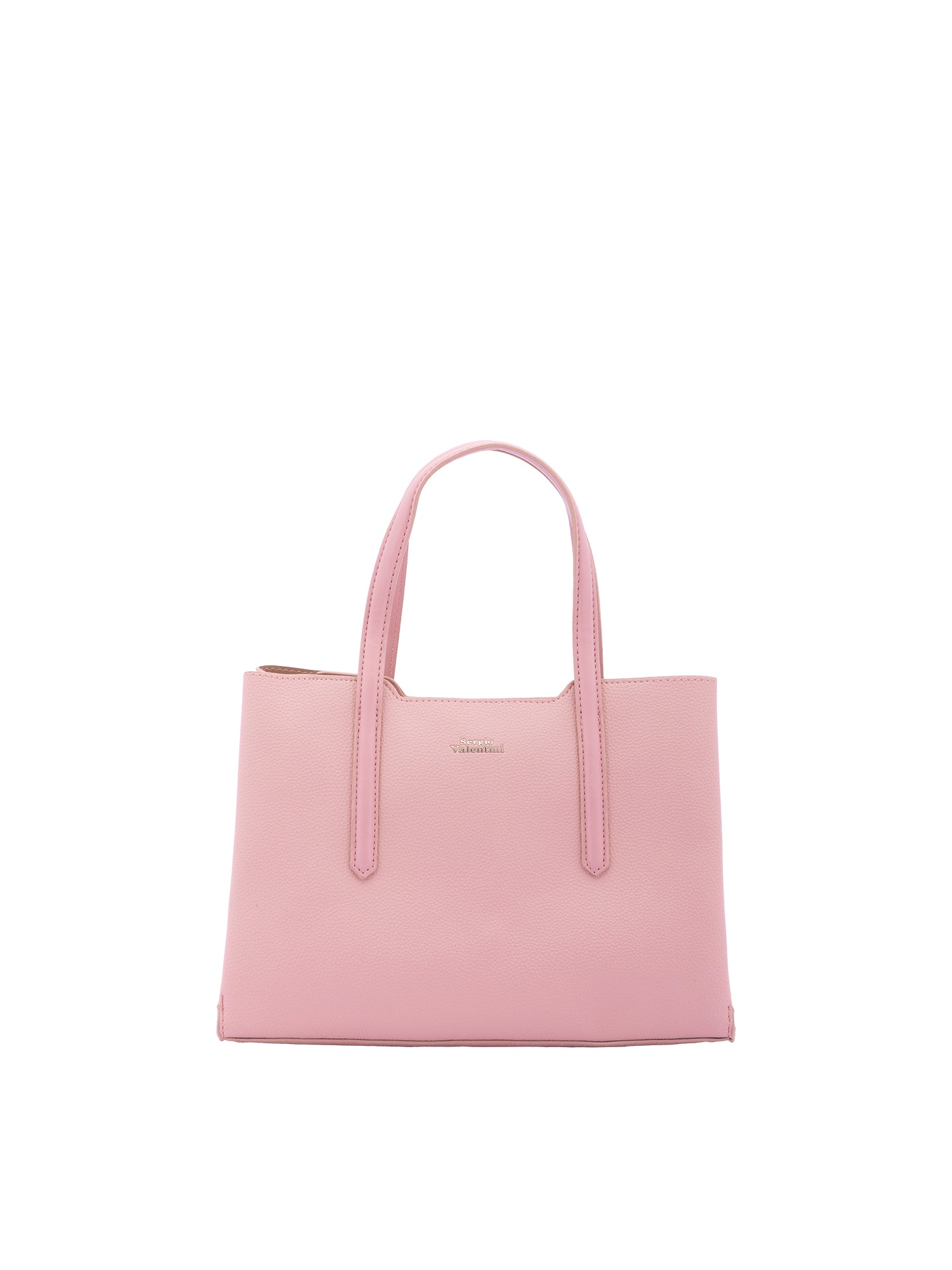Borsa a mano da donna Ecopelle e zip 7179-PINK Sergio Valentini