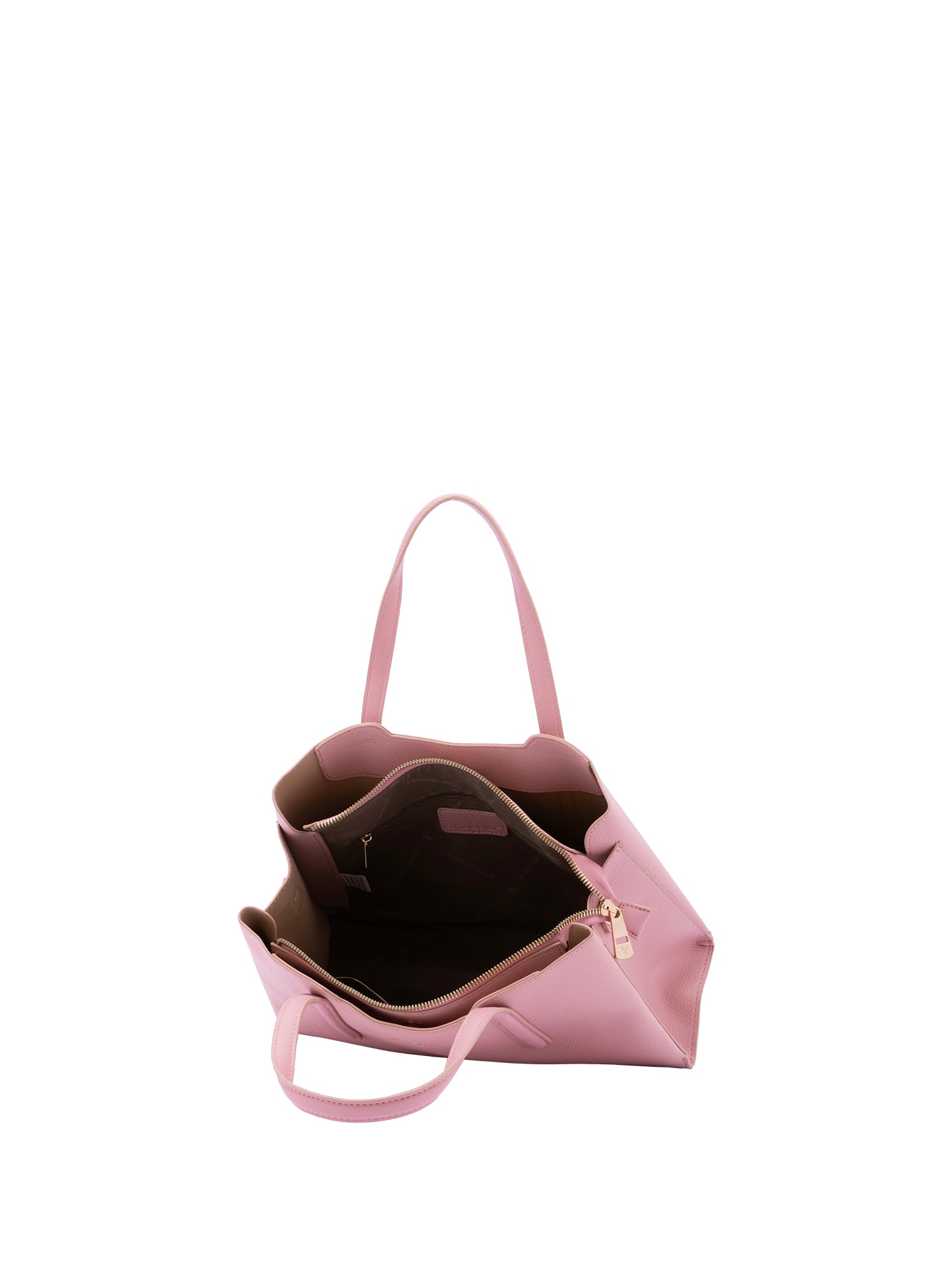 Borsa a mano da donna Ecopelle e zip 7179-PINK Sergio Valentini