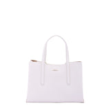 Borsa a mano da donna Ecopelle e zip 7179-WHITE Sergio Valentini