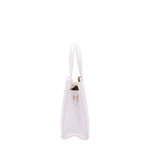 Borsa a mano da donna Ecopelle e zip 7179-WHITE Sergio Valentini