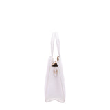 Borsa a mano da donna Ecopelle e zip 7179-WHITE Sergio Valentini
