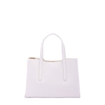 Borsa a mano da donna Ecopelle e zip 7179-WHITE Sergio Valentini