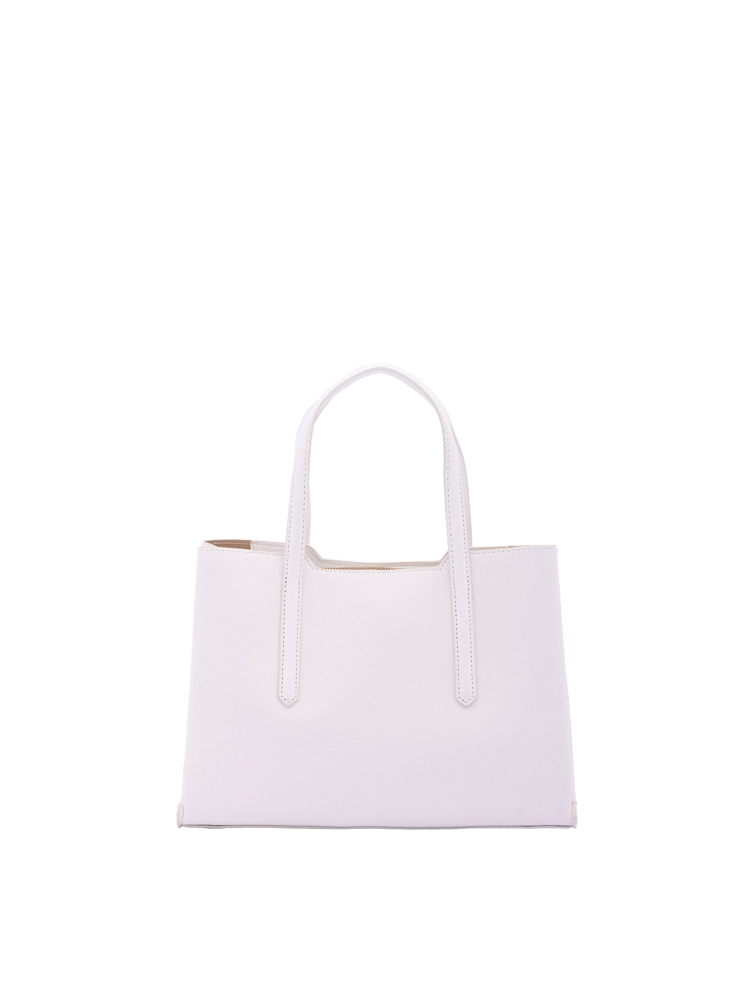 Borsa a mano da donna Ecopelle e zip 7179-WHITE Sergio Valentini