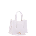 Borsa a mano da donna Ecopelle e zip 7179-WHITE Sergio Valentini