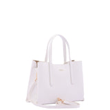 Borsa a mano da donna Ecopelle e zip 7179-WHITE Sergio Valentini