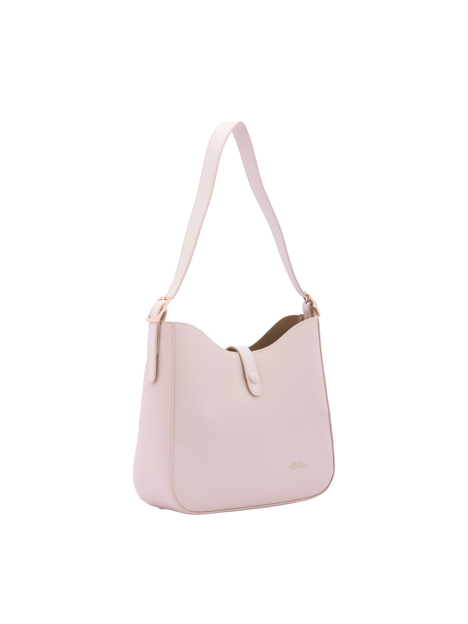 Borsa a tracolla da donna Ecopelle 7180-BEIGE Sergio Valentini