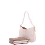 Borsa a tracolla da donna Ecopelle 7180-BEIGE Sergio Valentini