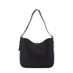 Borsa a tracolla da donna Ecopelle 7180-BLACK Sergio Valentini