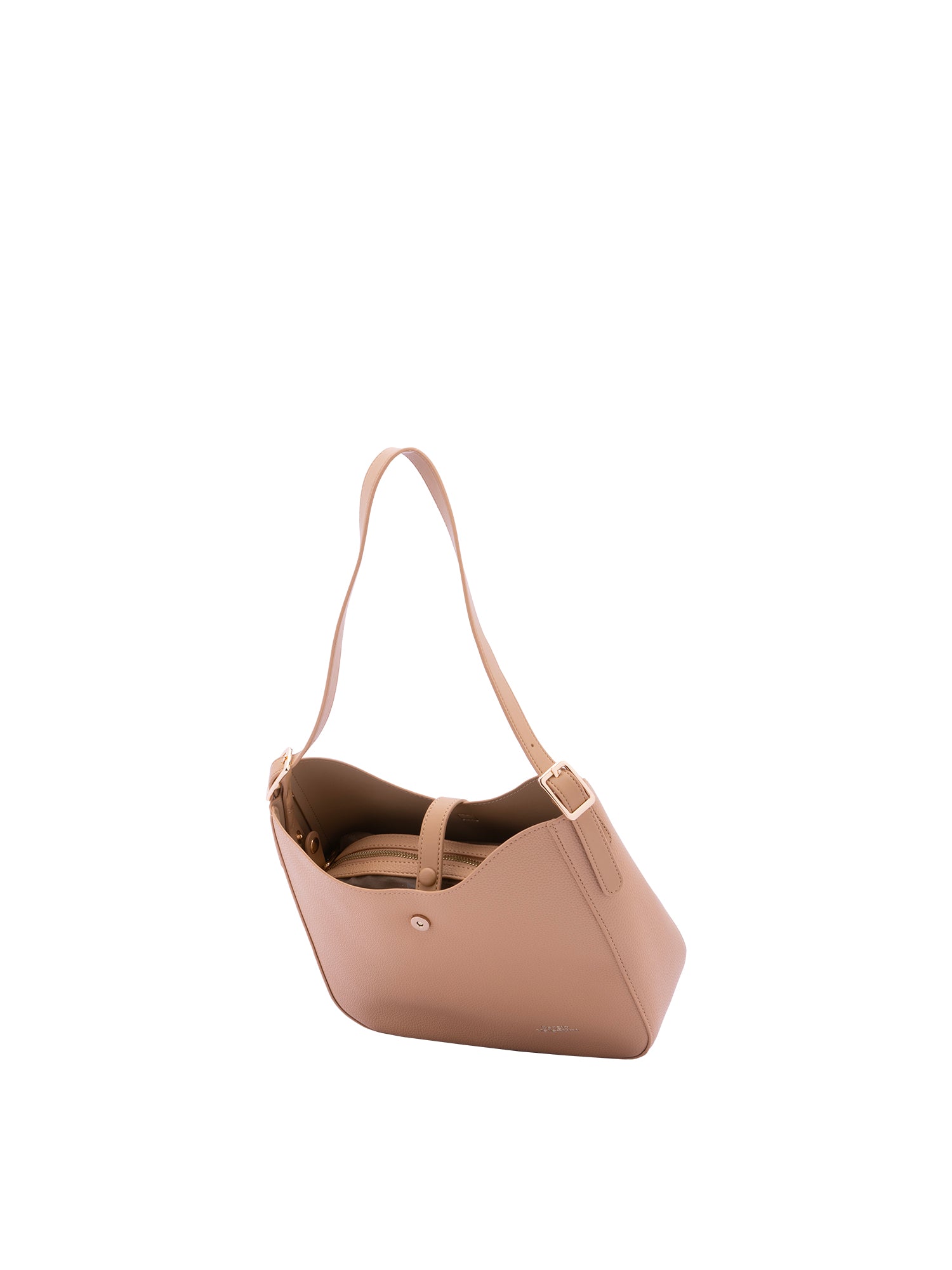 Borsa a tracolla da donna Ecopelle 7180-CHOCO Sergio Valentini