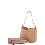 Borsa a tracolla da donna Ecopelle 7180-CHOCO Sergio Valentini