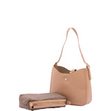 Borsa a tracolla da donna Ecopelle 7180-CHOCO Sergio Valentini