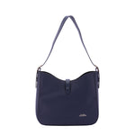Borsa a tracolla da donna Ecopelle 7180-DARK BLUE Sergio Valentini