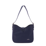 Borsa a tracolla da donna Ecopelle 7180-DARK BLUE Sergio Valentini