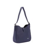 Borsa a tracolla da donna Ecopelle 7180-DARK BLUE Sergio Valentini