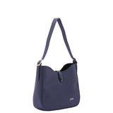 Borsa a tracolla da donna Ecopelle 7180-DARK BLUE Sergio Valentini