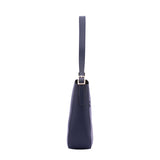 Borsa a tracolla da donna Ecopelle 7180-DARK BLUE Sergio Valentini