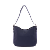 Borsa a tracolla da donna Ecopelle 7180-DARK BLUE Sergio Valentini