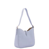 Borsa a tracolla da donna Ecopelle 7180-LIGHT BLUE Sergio Valentini