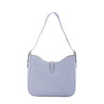 Borsa a tracolla da donna Ecopelle 7180-LIGHT BLUE Sergio Valentini