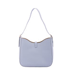 Borsa a tracolla da donna Ecopelle 7180-LIGHT BLUE Sergio Valentini
