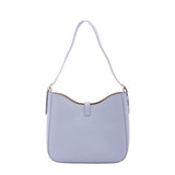 Borsa a tracolla da donna Ecopelle 7180-LIGHT BLUE Sergio Valentini
