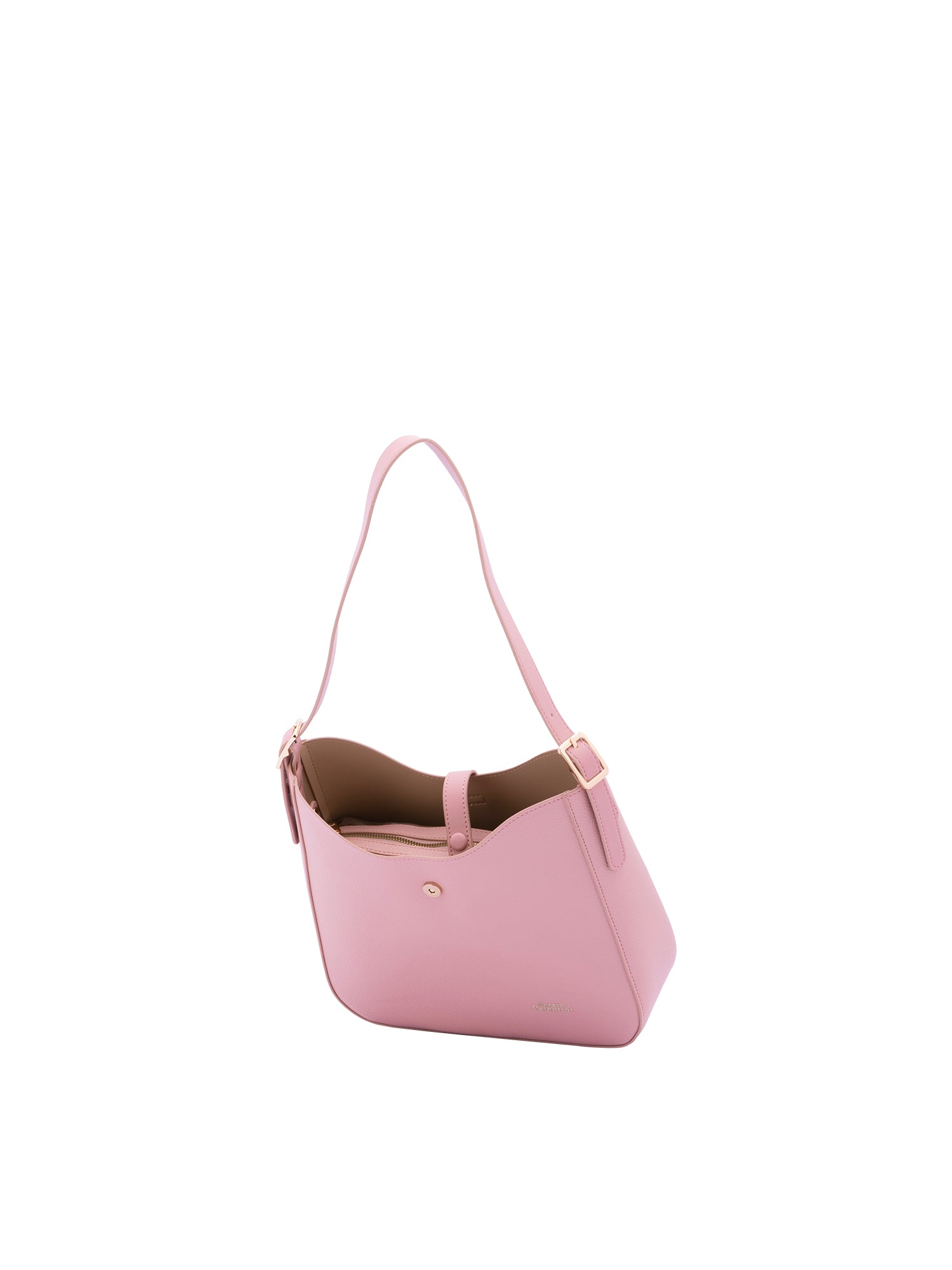 Borsa a tracolla da donna Ecopelle 7180-PINK Sergio Valentini
