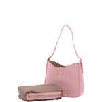 Borsa a tracolla da donna Ecopelle 7180-PINK Sergio Valentini