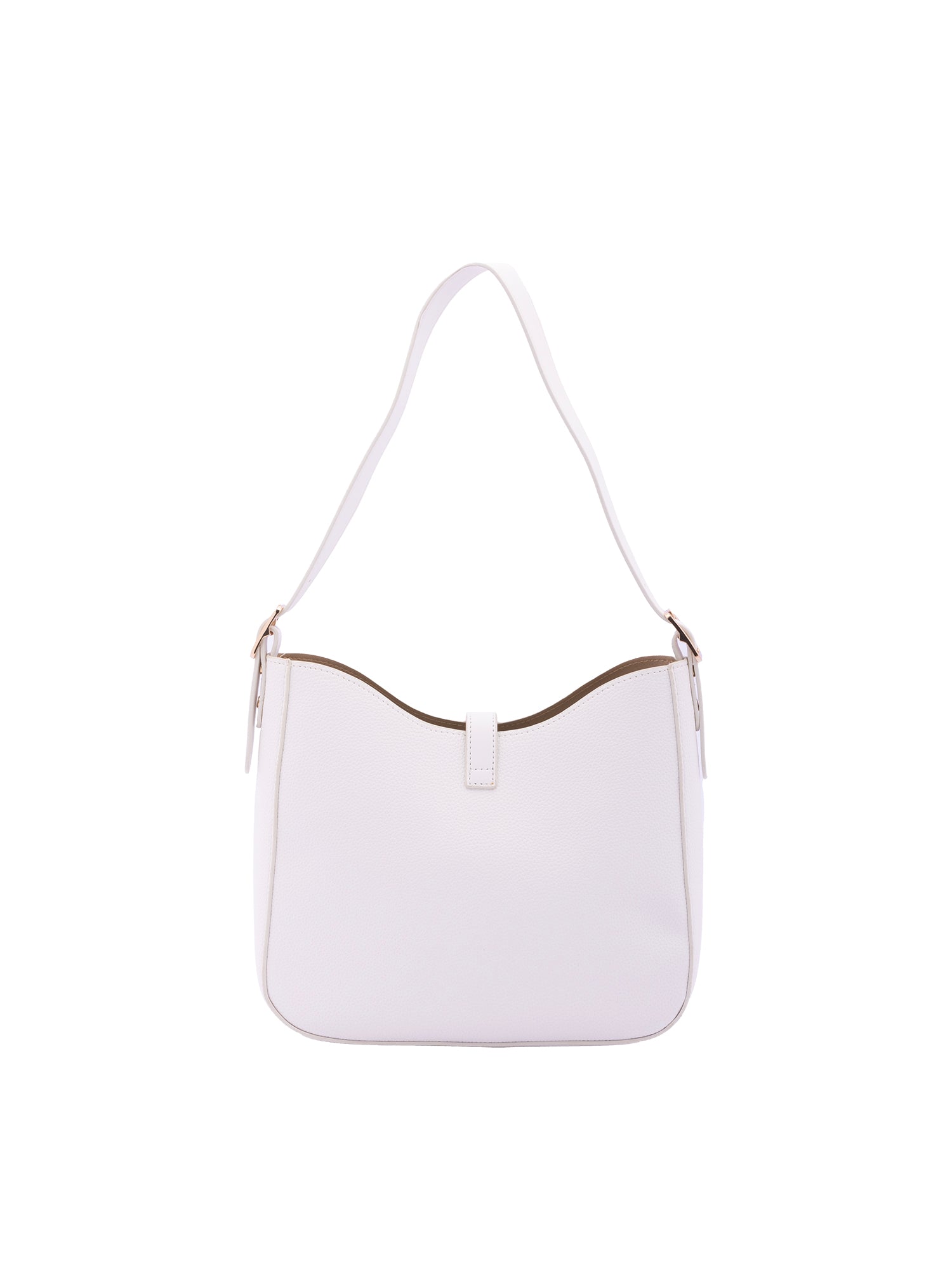 Borsa a tracolla da donna Ecopelle 7180-WHITE Sergio Valentini