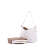 Borsa a tracolla da donna Ecopelle 7180-WHITE Sergio Valentini