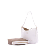 Borsa a tracolla da donna Ecopelle 7180-WHITE Sergio Valentini