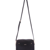 Borsa a tracolla da donna Ecopelle 7181-BLACK Sergio Valentini