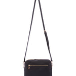 Borsa a tracolla da donna Ecopelle 7181-BLACK Sergio Valentini