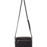 Borsa a tracolla da donna Ecopelle 7181-BLACK Sergio Valentini