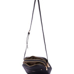 Borsa a tracolla da donna Ecopelle 7181-BLACK Sergio Valentini