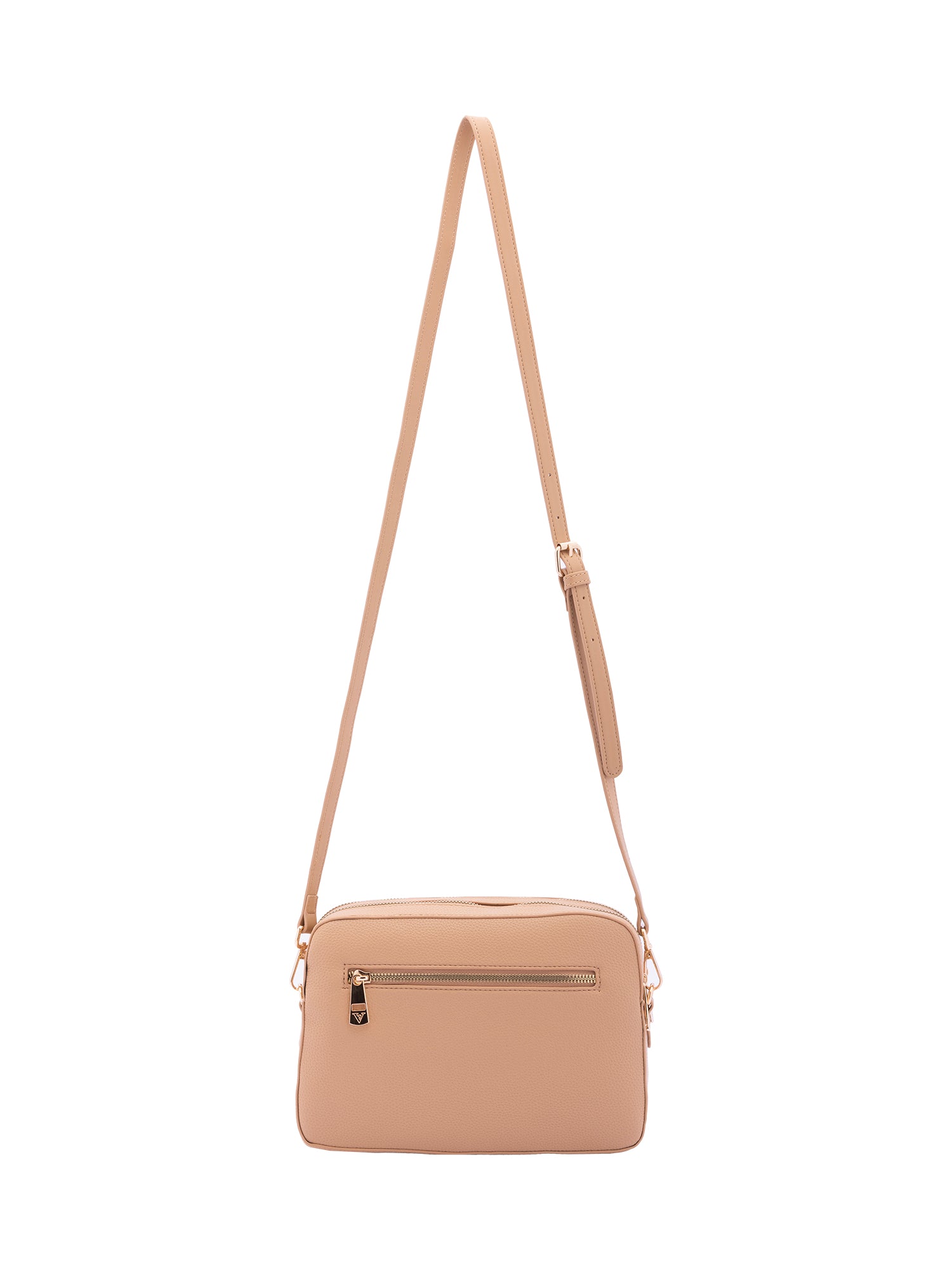 Borsa a tracolla da donna Ecopelle 7181-CHOCO Sergio Valentini