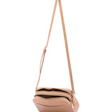 Borsa a tracolla da donna Ecopelle 7181-CHOCO Sergio Valentini