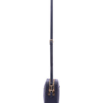Borsa a tracolla da donna Ecopelle 7181-DARK BLUE Sergio Valentini